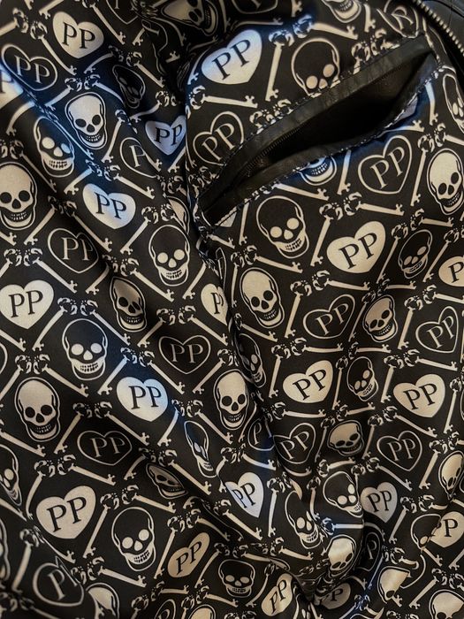 Черно мъжко яке от естествена кожа Phillip plein размер L промо цена