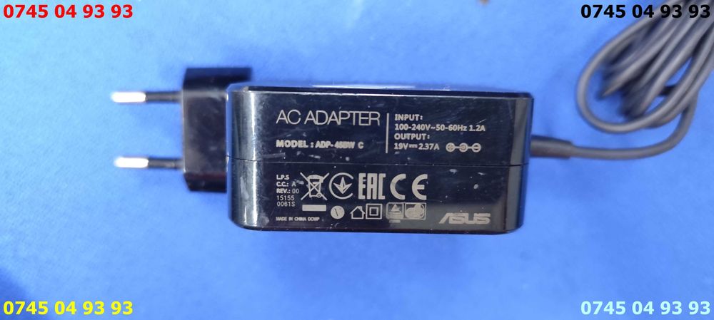 alimentator incarcator asus 19v 2.37A cu proba mufa 5mm