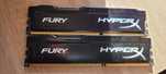 2 Memorii Kingston HyperX Fury Black 4GB, DDR3, 1866MHz, CL10, 1.5V