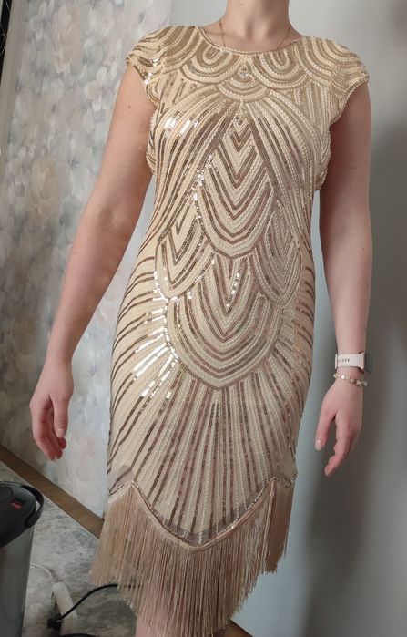 Новое платье для танцев женское размер 46-50 коктейльное для вечера