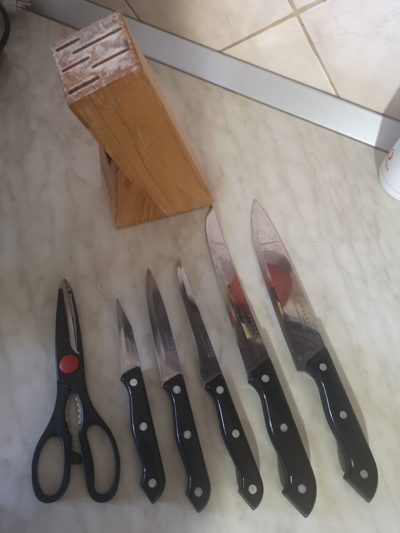 Set 5 cuțite inox Sanusy