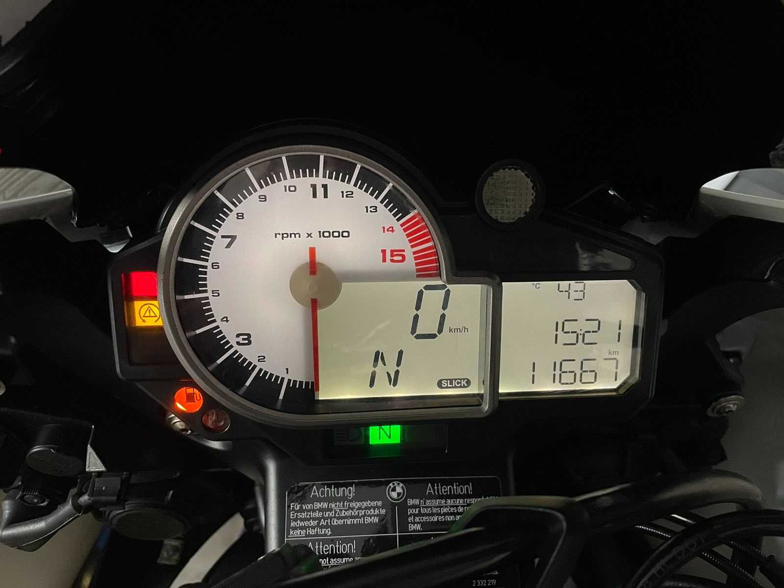 BMW S 1000 RR 11667км