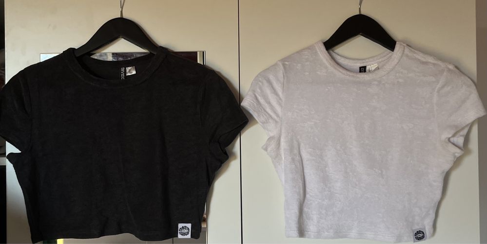 2 tricouri (stil top) H&M