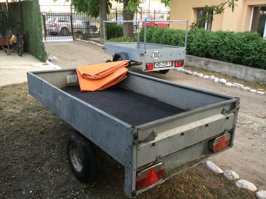 2бр. немски ремаркета Stema, 750кг.