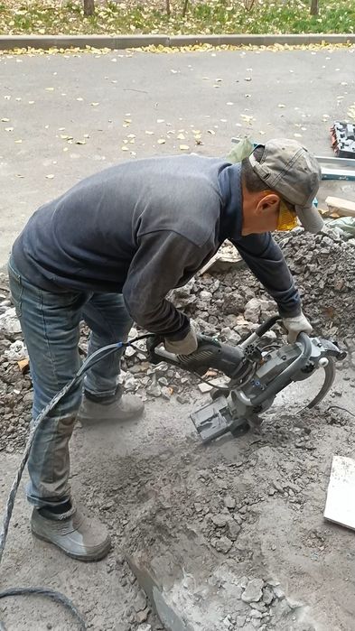 Демонтаж, Разрушим бетонные стены, фундаменты, Делаем Проёмы любые. Ки