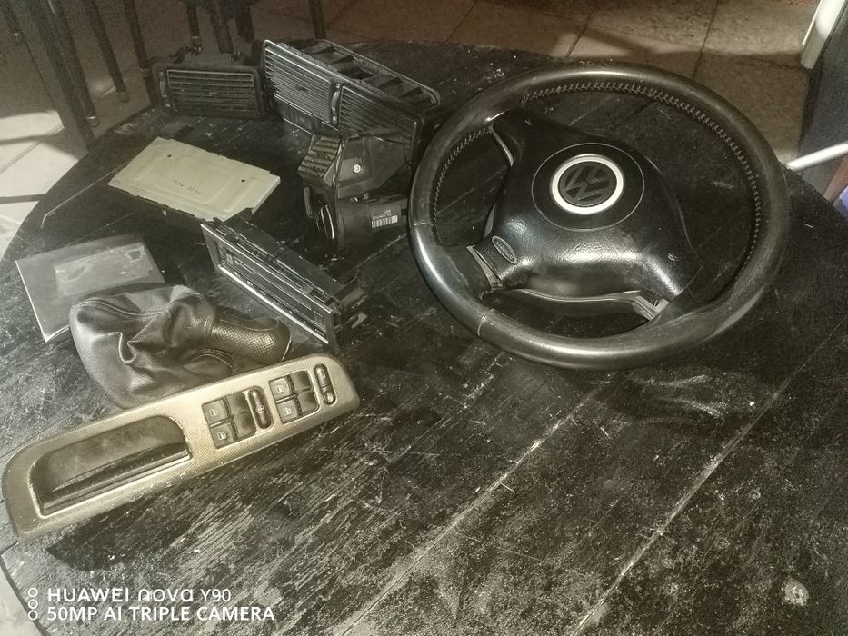 Volan faruri cu lupe trim suport pahare butoane macara vw bora