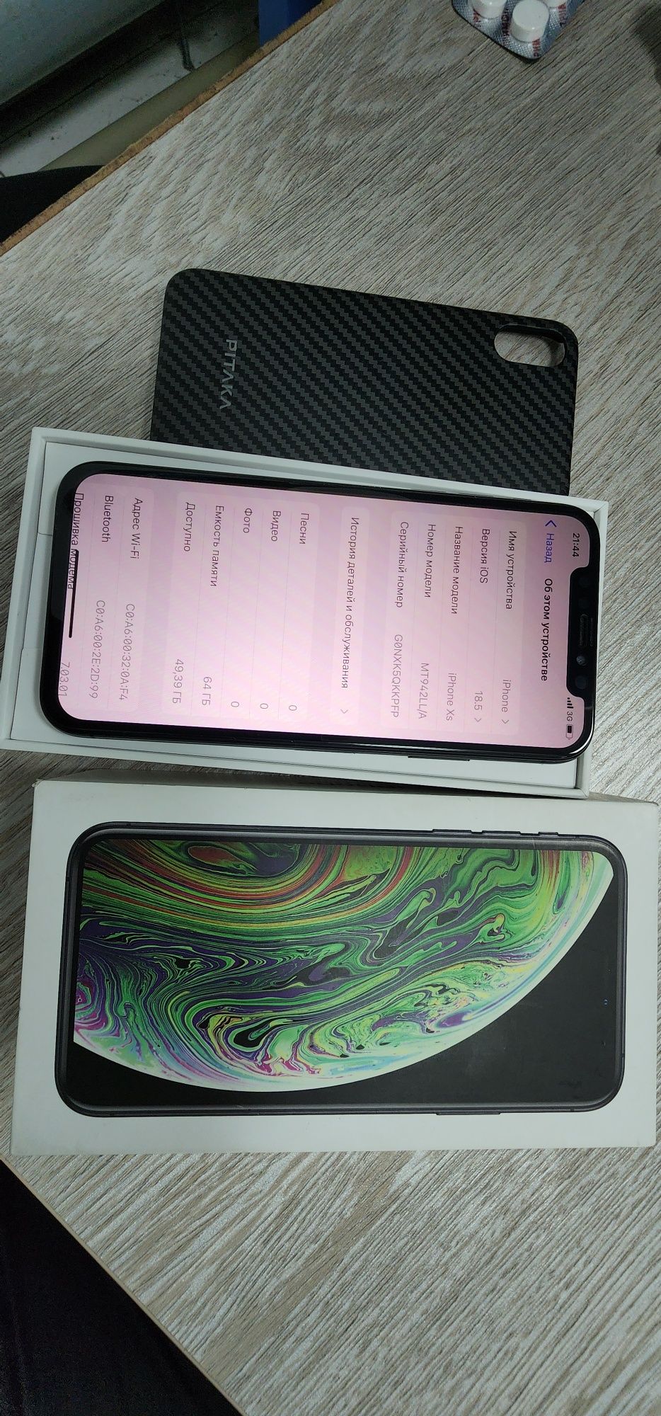 Iphone Xs LL/A Black 64Gb Karobka Dk Fulll Bat 80% Radnoy