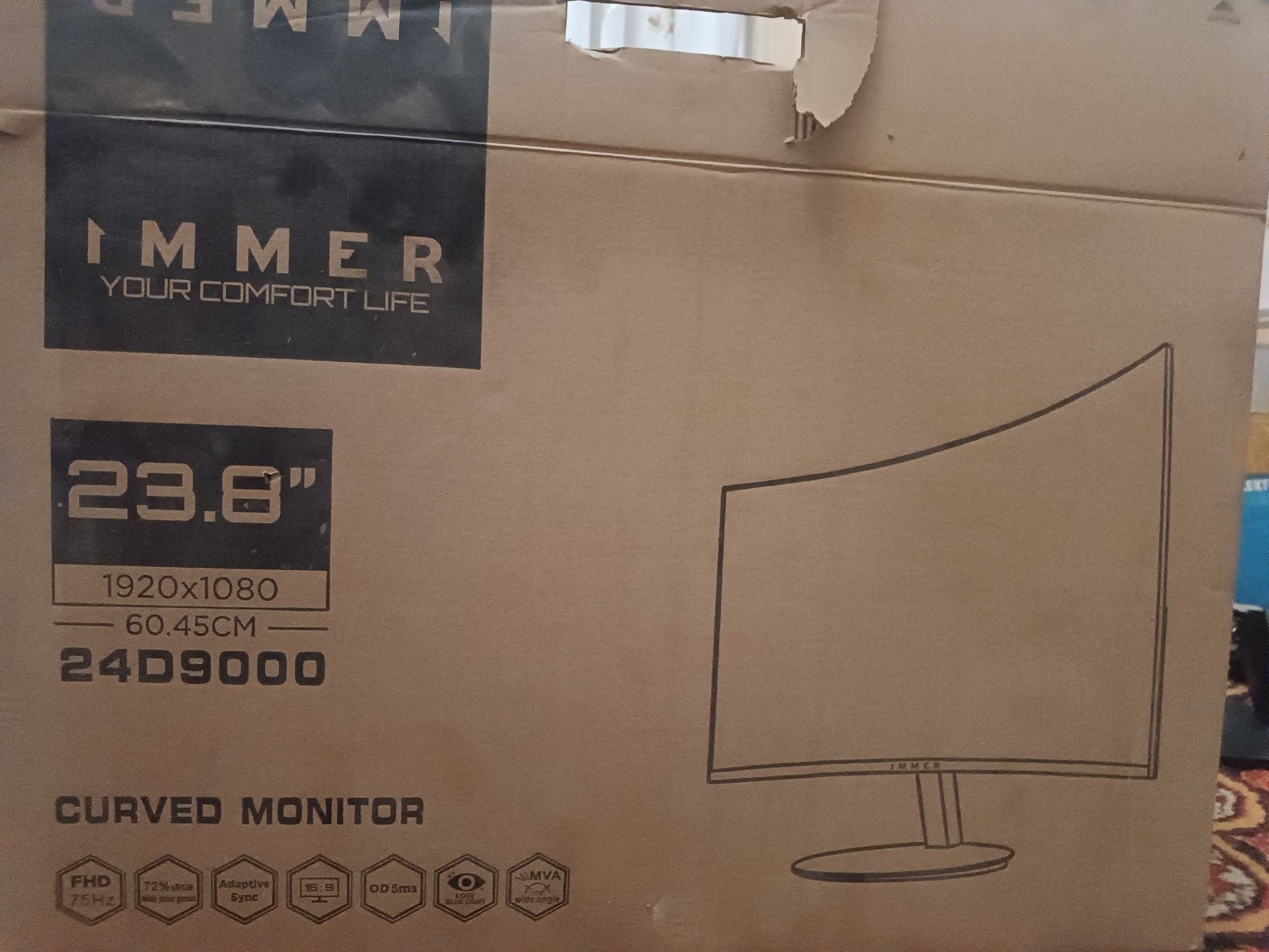 Immer monitor curved 24 inch