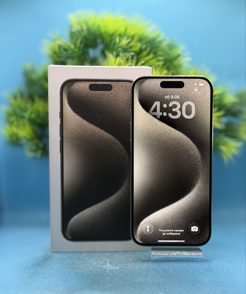 ГАРАНЦИОНЕН!!! Apple iPhone 15 Pro, 128GB, 5G, Natural Titanium