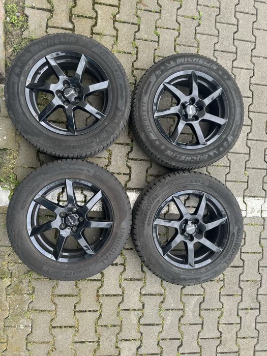 4 jante alu cu anvelope iarna tiguan 2016-2022 215/65/17 dot 2020