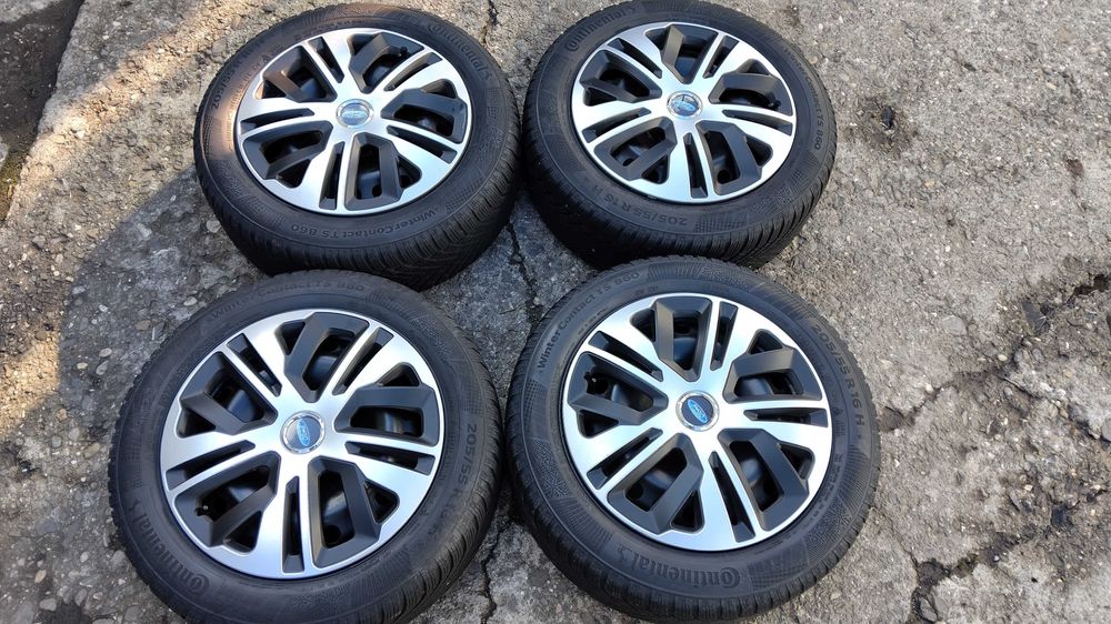 Jante roti iarna 205 55 16 Continental+capace FORD FOCUS MONDEO KUGA