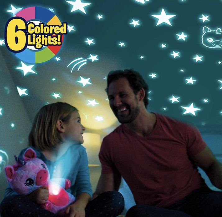 2в1 Плюшена играчка и проектор звездно небе Star Belly