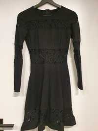 Черна миди рокля