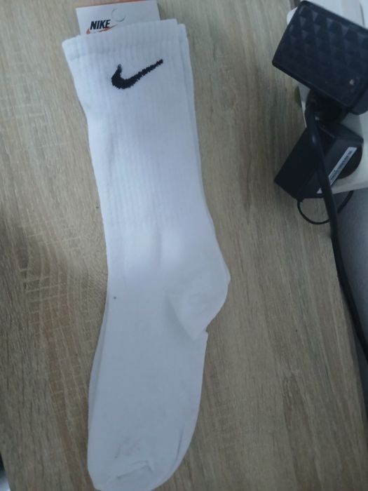 *NOU* Sosete Nike Crew Albe - verificare colet