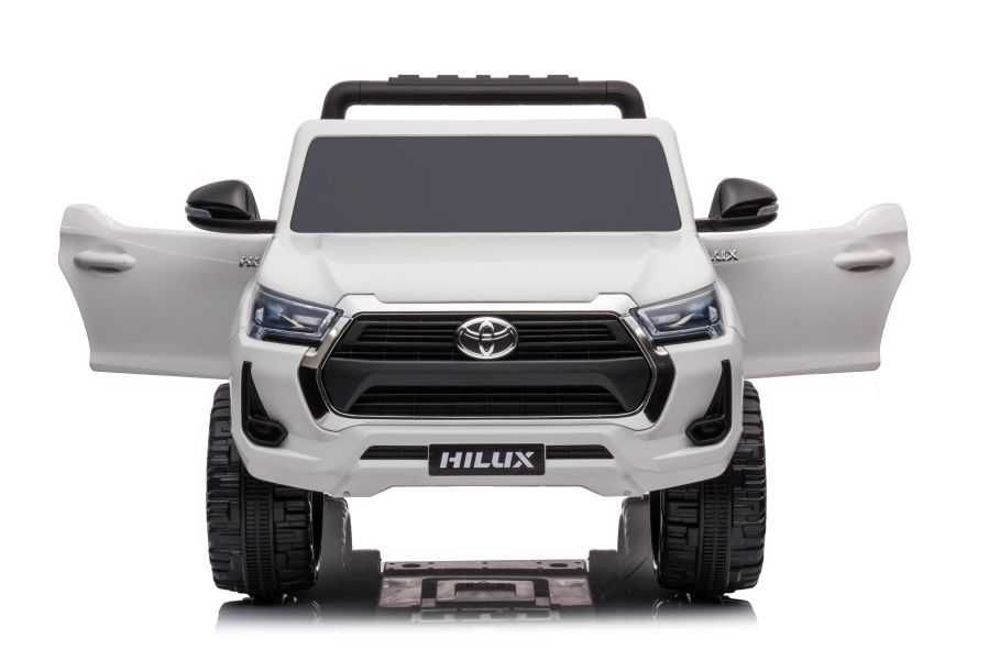 Masinuta electrica pentru 2 copii 4x4 Toyota Hilux 12V 14Ah, White