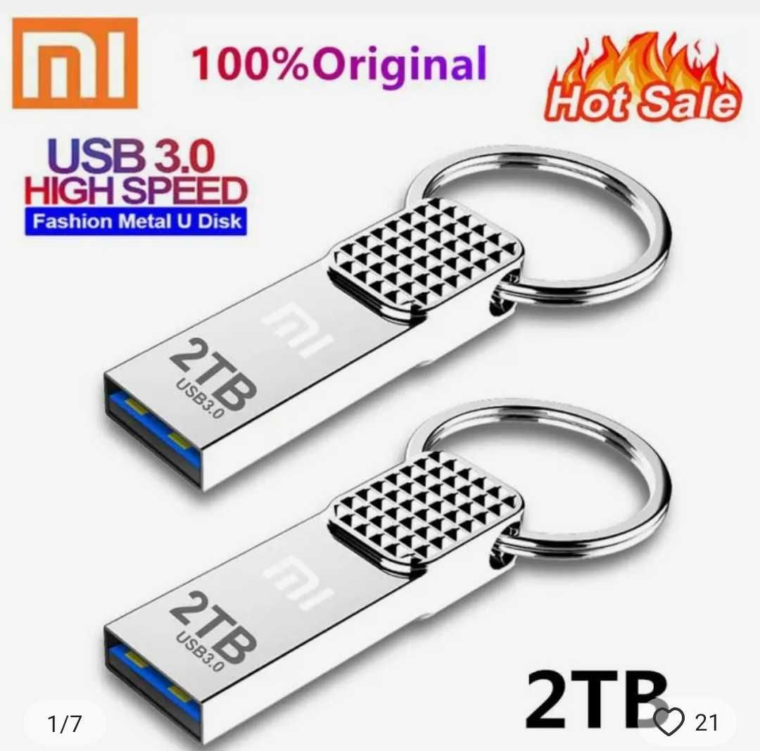 Xiaomi USB Флашки 2TB/ 2 Терабайта/ 2000 ГБ.