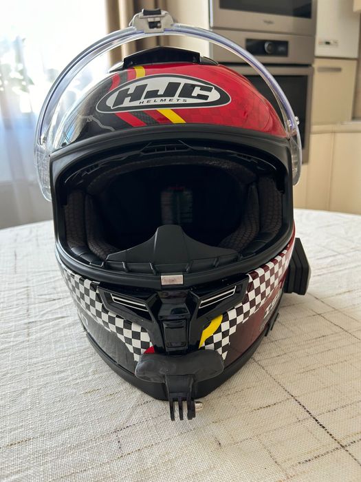 Vând cască moto HJC RPHA 70 Isle of Man