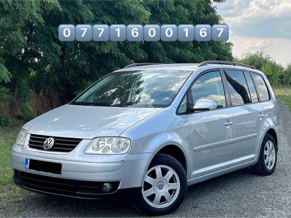 Volkswagen touran 2005 1.6 benzina  105Cp 7 locuri