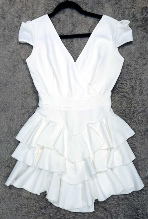 Rochie alba, scurta (14)