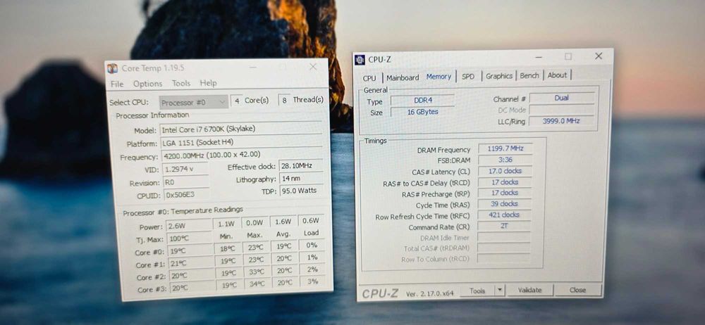 Placa de baza Gigabyte GA-H110M-S2HP, 1151 + 2x8GB DDR3+Intel i7 6700K