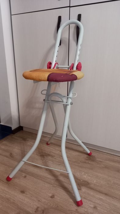 Scaun pliant rabatabil bar inalt solid