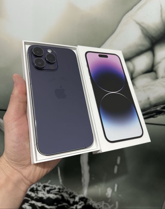 iPhone 14 Pro Max Purple 128 GB Full Box