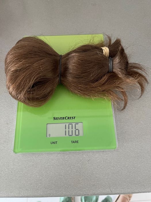 Vând par natural- 35 cm (doua codițe)