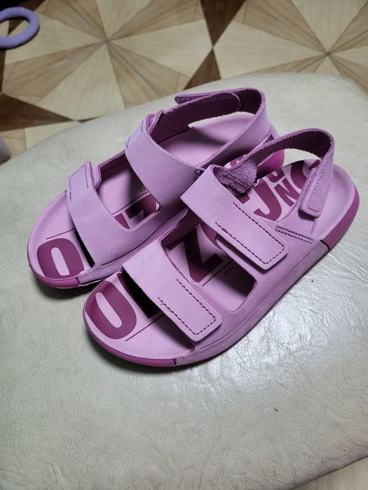 Sandale fete Ecco, piele naturala
