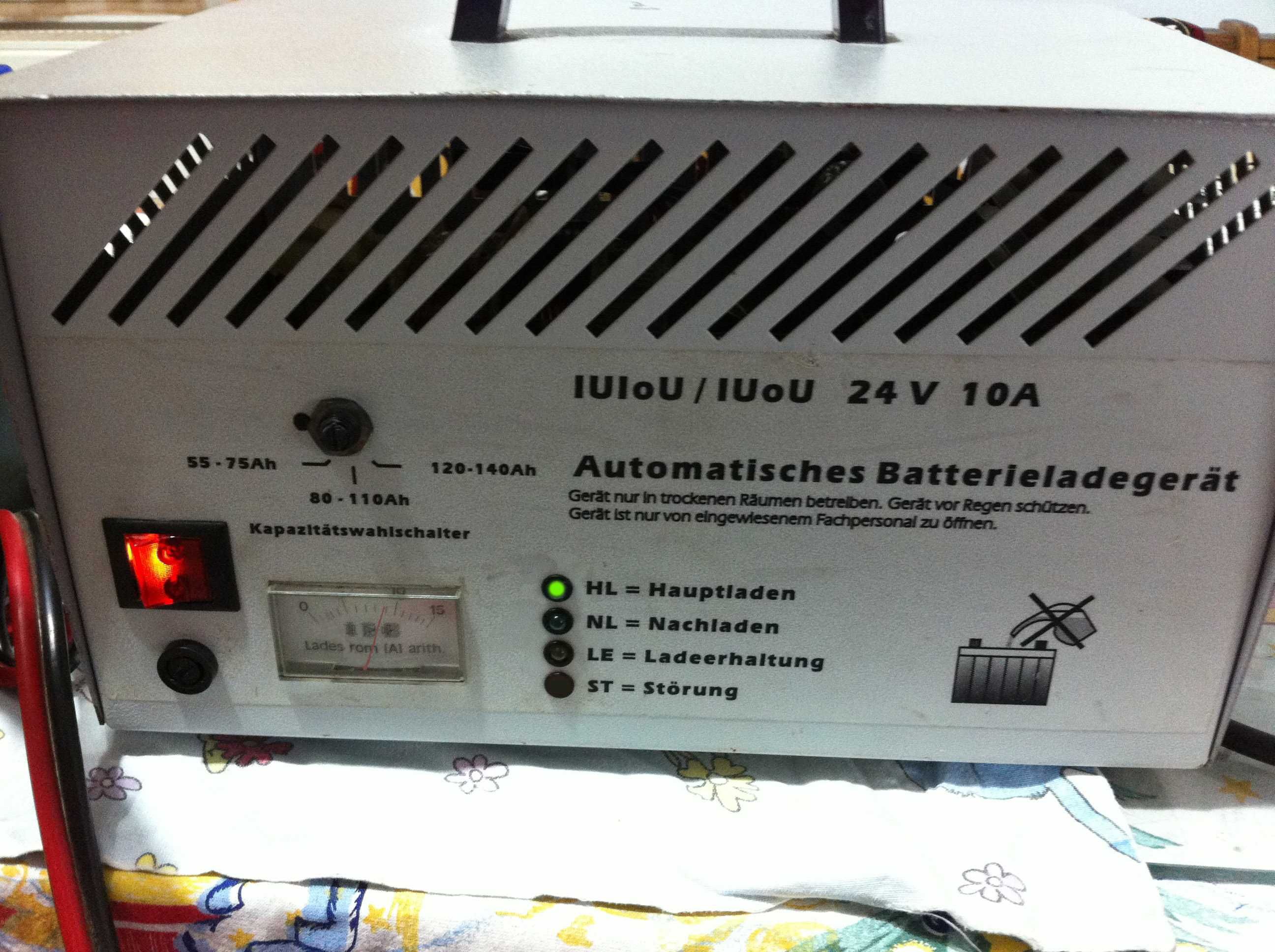 Redresor IEB Brillon 24V 10A Pb/Gel automatik Germanyincarcator statie