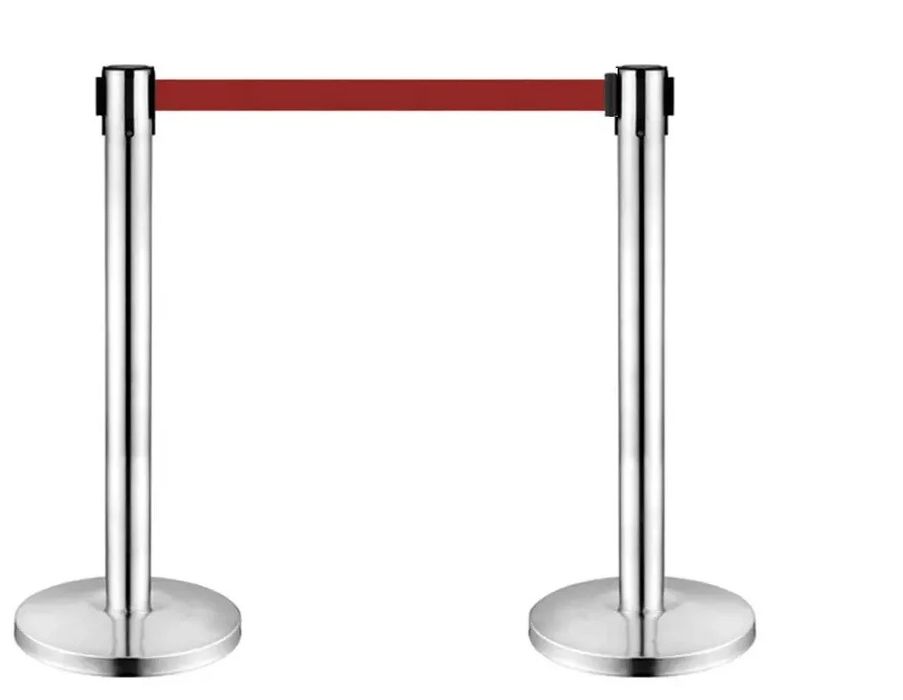 Парфлекс, хром,  новые с выдвигающейся красной лентой