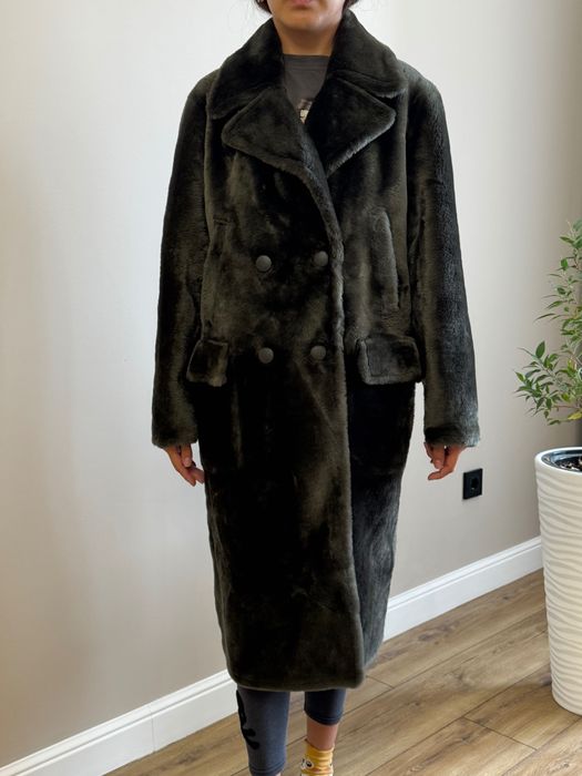 Дубленка. Натуральная кожа и мех. Модель оверсаз.