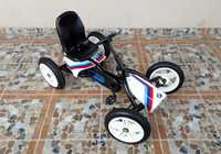 Cart (kart) cu pedale pentru copii BERG Buddy BMW Street Racer -alb