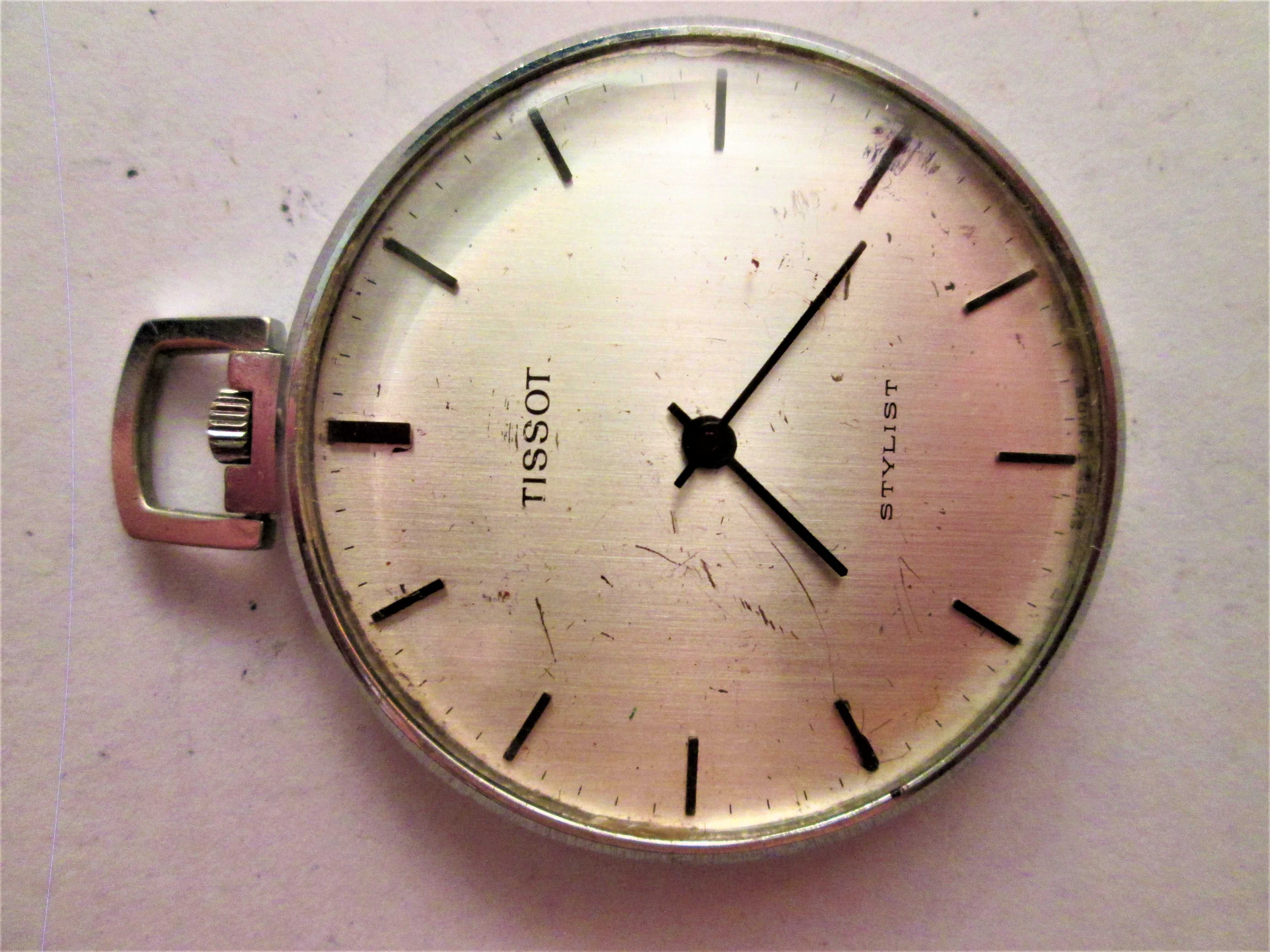 ceas de Buzunar Tissot Stilist extraplat an 1980, doametrul 41 mm