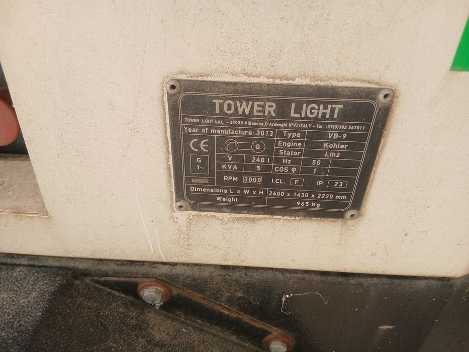 Turn lumini motor diesel Kubota, Kohler