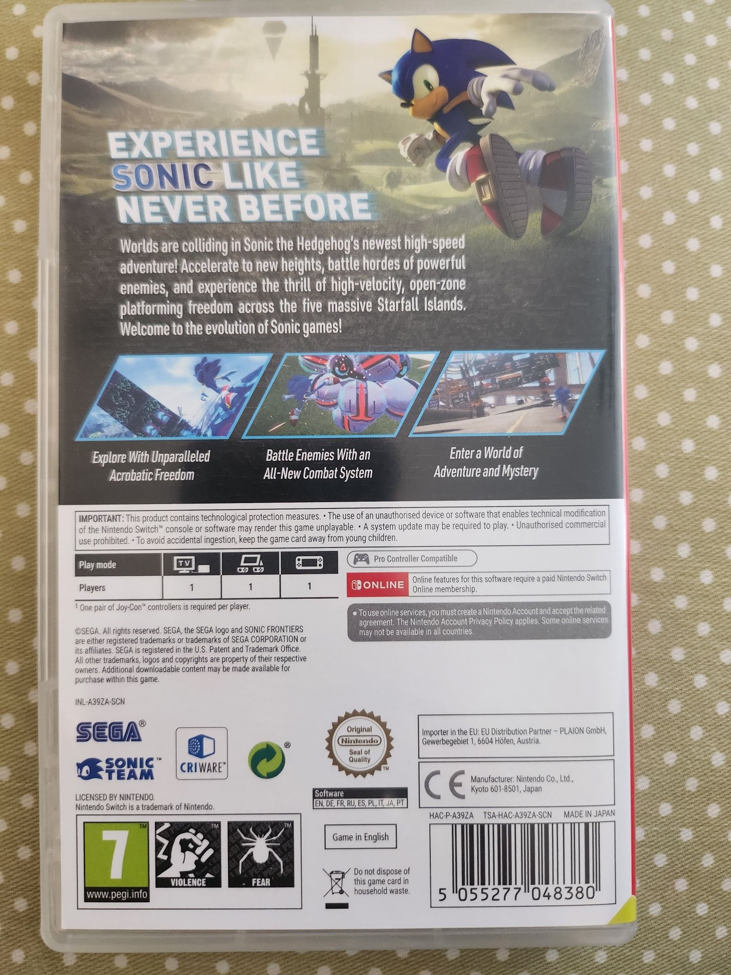 Продавам игра за Nintendo switch