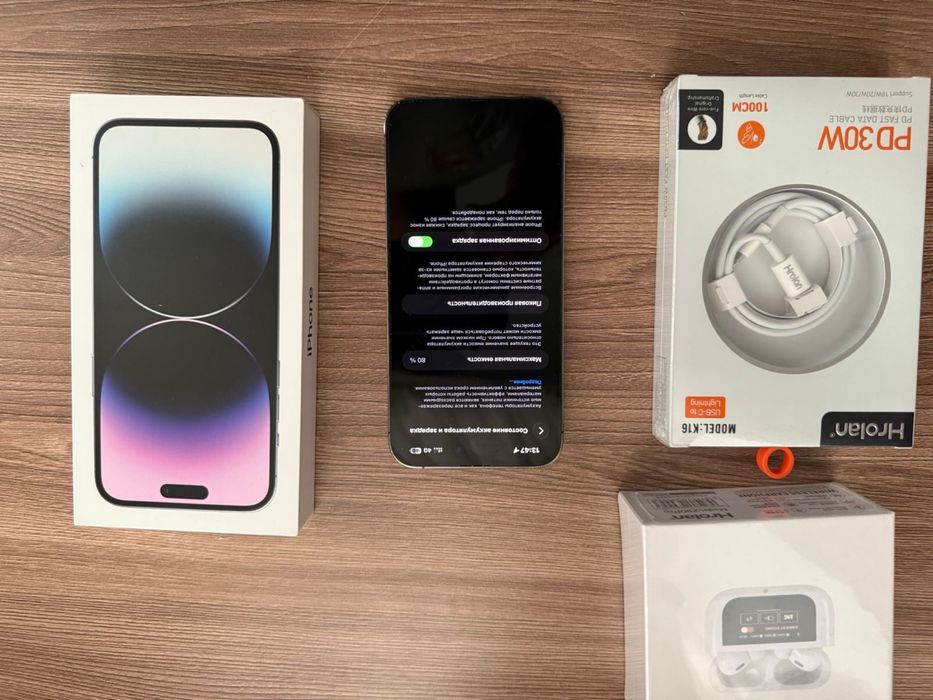 Айфон 14 про макс 256гб акб 80%