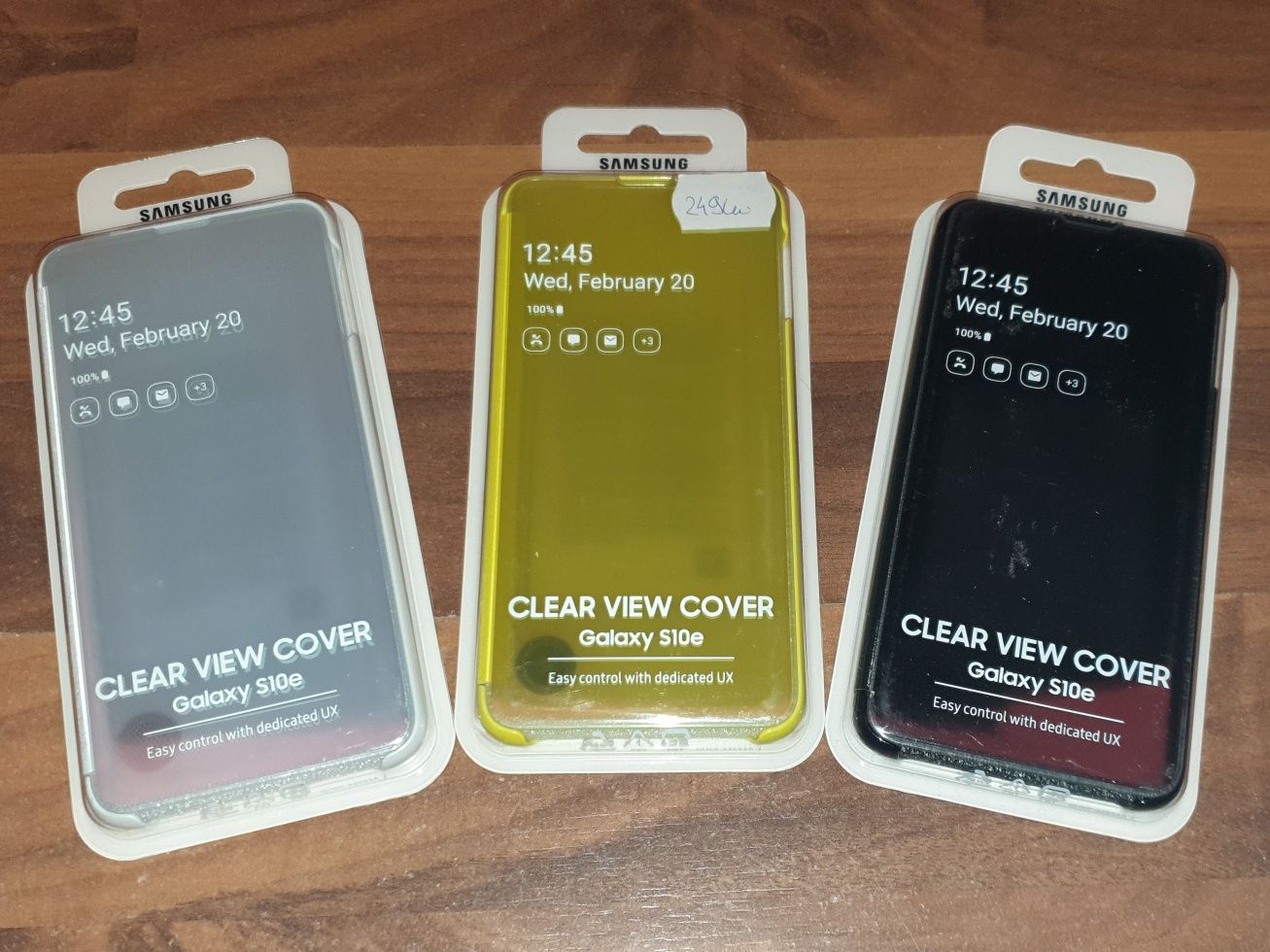 Husa flip smart activa originala Samsung Clear View Cover S10e G970