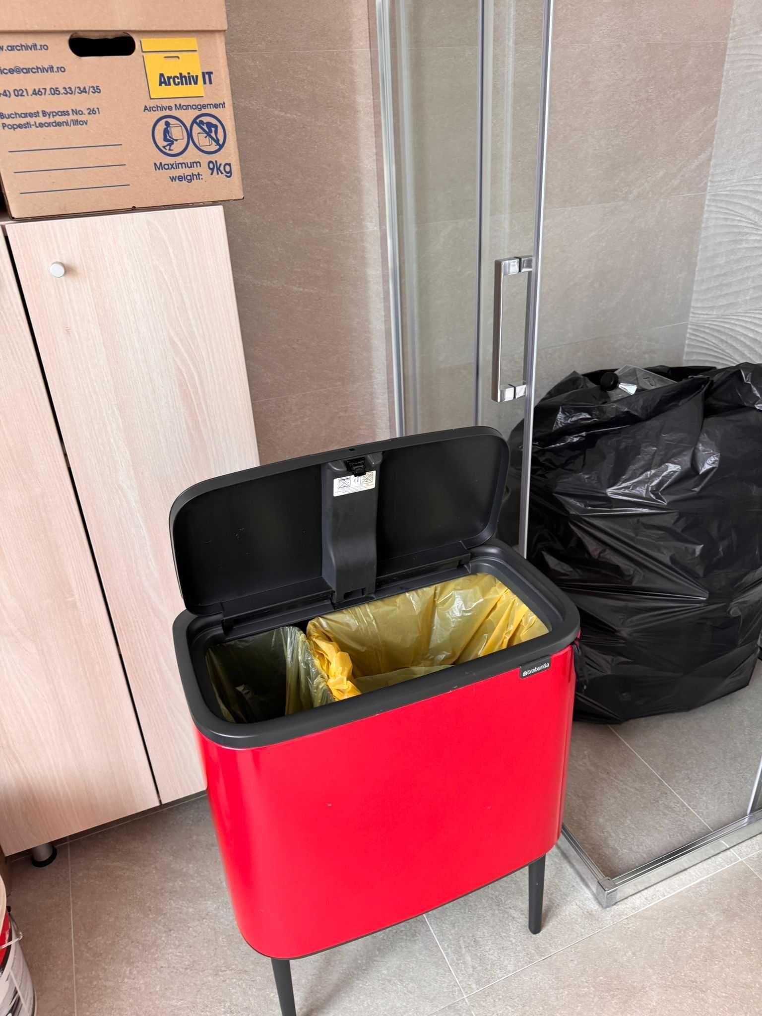 Coș de gunoi Brabantia BO Touch Bin, 36l, 2 compartimente