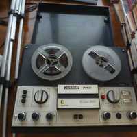 Magnetofon MAJAK 203 Perfect Functional Vintage Retro Lemn + Benzi