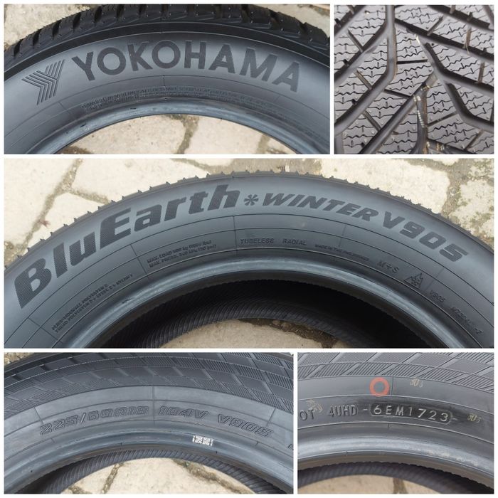 O bucată 225/60 R18 M+S iarnă - una Michelin Goodyear Yokohama