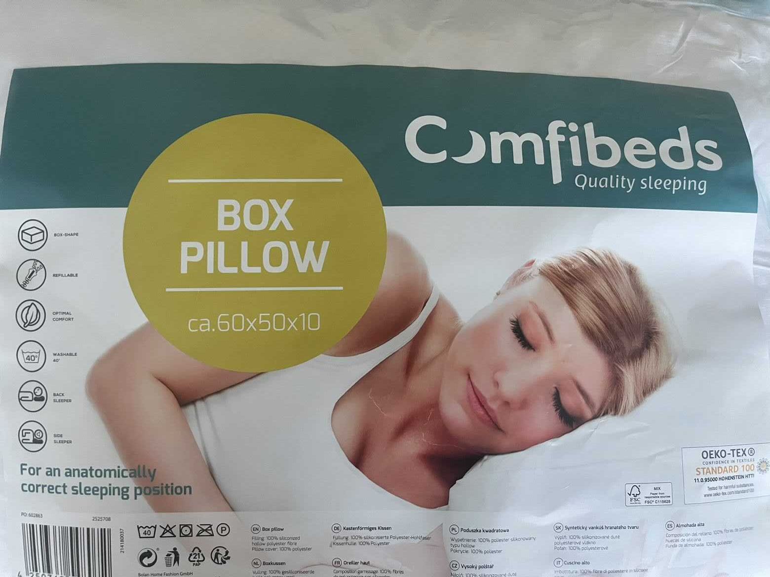 Възглавници 2 броя BOX PILLOW  60x50x10