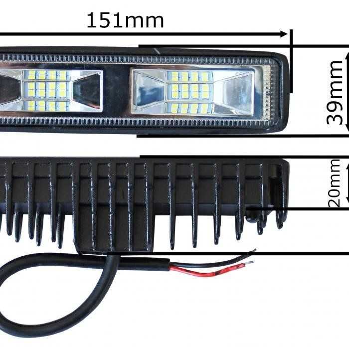 Диоден халоген Automat, Универсален, Алуминий, 12V - 24V, 36W, 2308