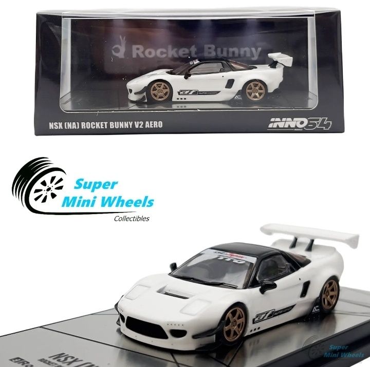 Honda NSX Rocket Bunny macheta auto Premium 1:64 de colectie Inno64