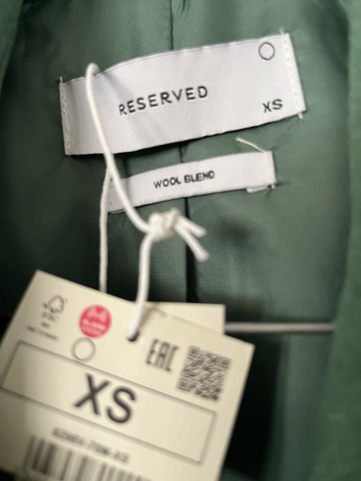 Палто от Reserved, ново с етикет, XS