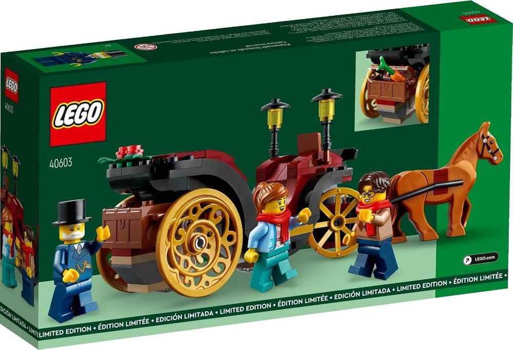 НОВО LEGO Christmas 40603 - Wintertime Carriage Ride