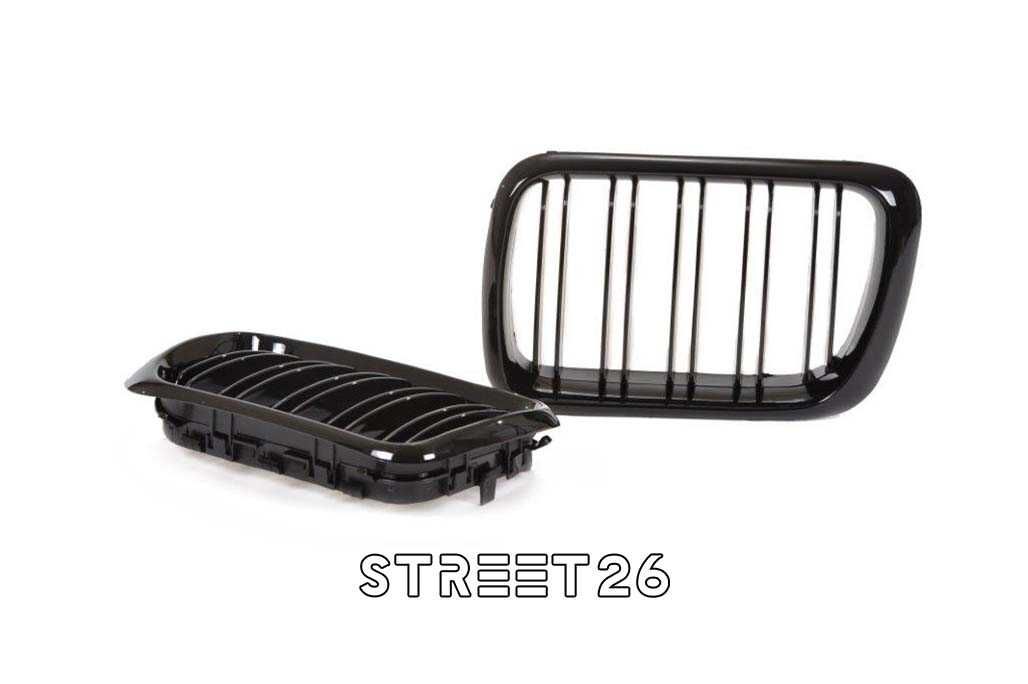 Grile Centrale BMW Seria 3 E36 Facelift (1996-1998) Negru Lucios