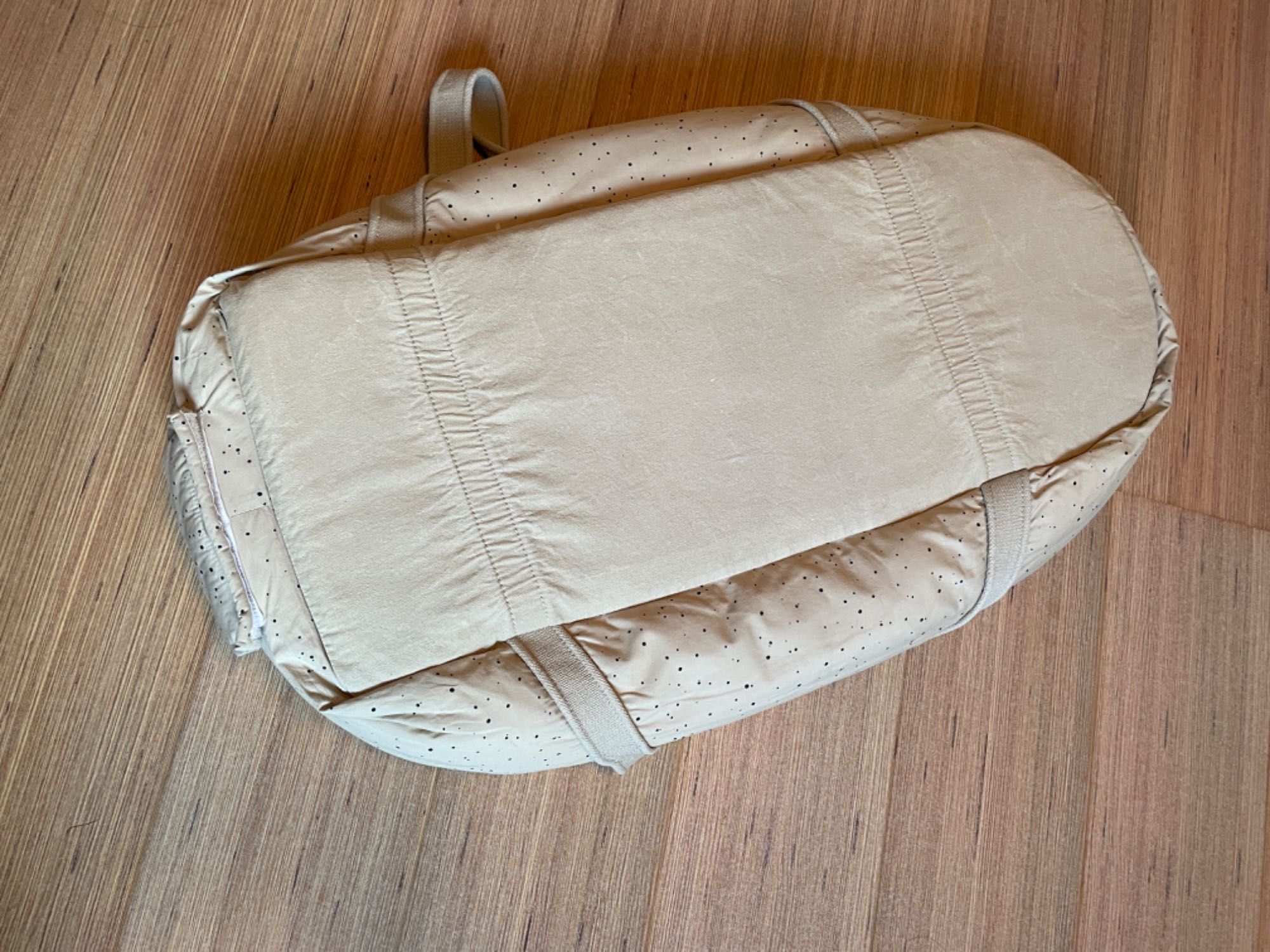 Babynest din bumbac organic cu mânere pentru transportare