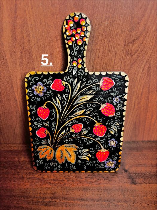 Расписные доски, ручная работа.