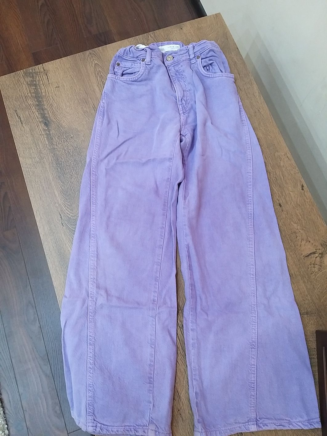 Jeans Wide leg colorati fete 11-12 ani