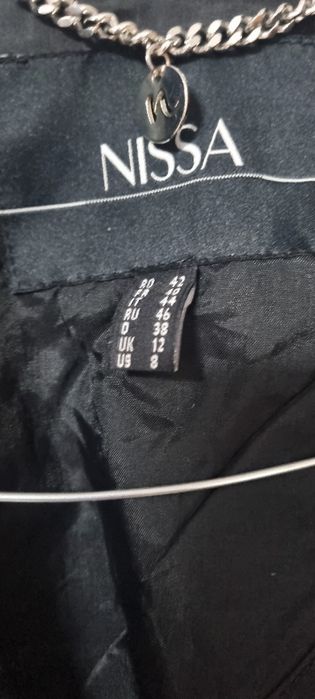 Palton din lana nissa negru